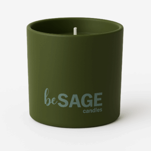Vela Vegetal BeSage – Sálvia & Cedro 200g