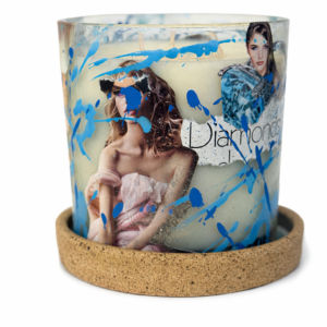 Vela Sálvia Colagem 800g - Coleção Jessica Diskin